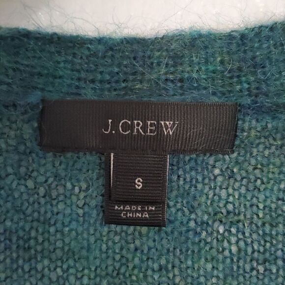 J. Crew Kid Mohair Button Down Sweater Cardigan in Emerald Size XS - Picture 6 of 9